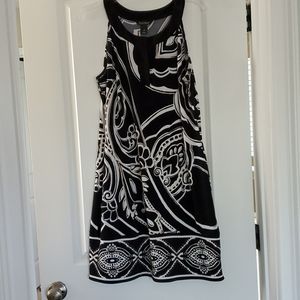 WHBM dress modern floral